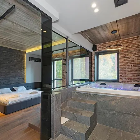 Design 2 Bd With Hot Tube By Domvia Διαμέρισμα *